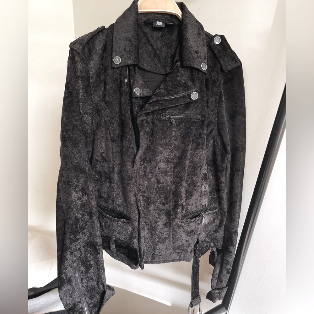 Insight Velvet Moto Jacket